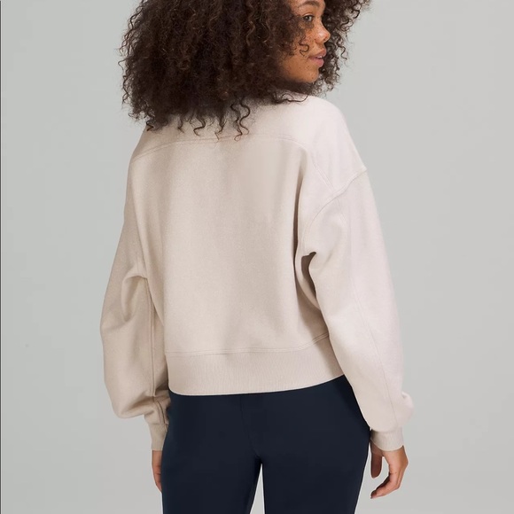 Lululemon Perfectly Oversized Crop Crew - Picture 3 of 9